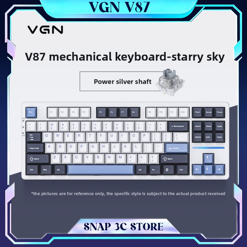 Gaming Keyboard Thocky - VGN V87 TKL Wireless Mechanical Keyboard