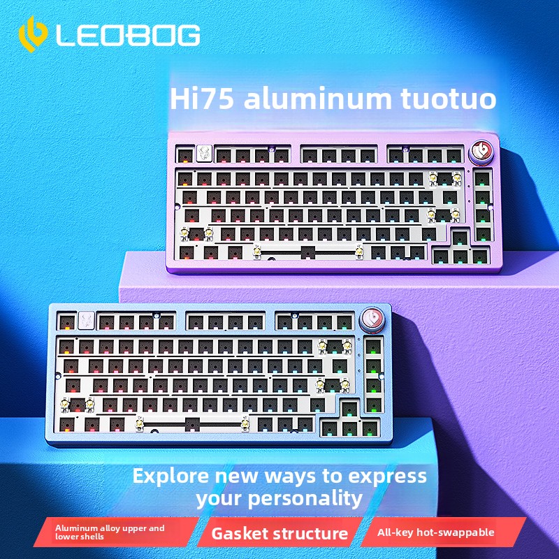 LEOBOG Hi75 CNC Aluminum Kit M - Gaming Keyboard Thocky ulasan dan harga