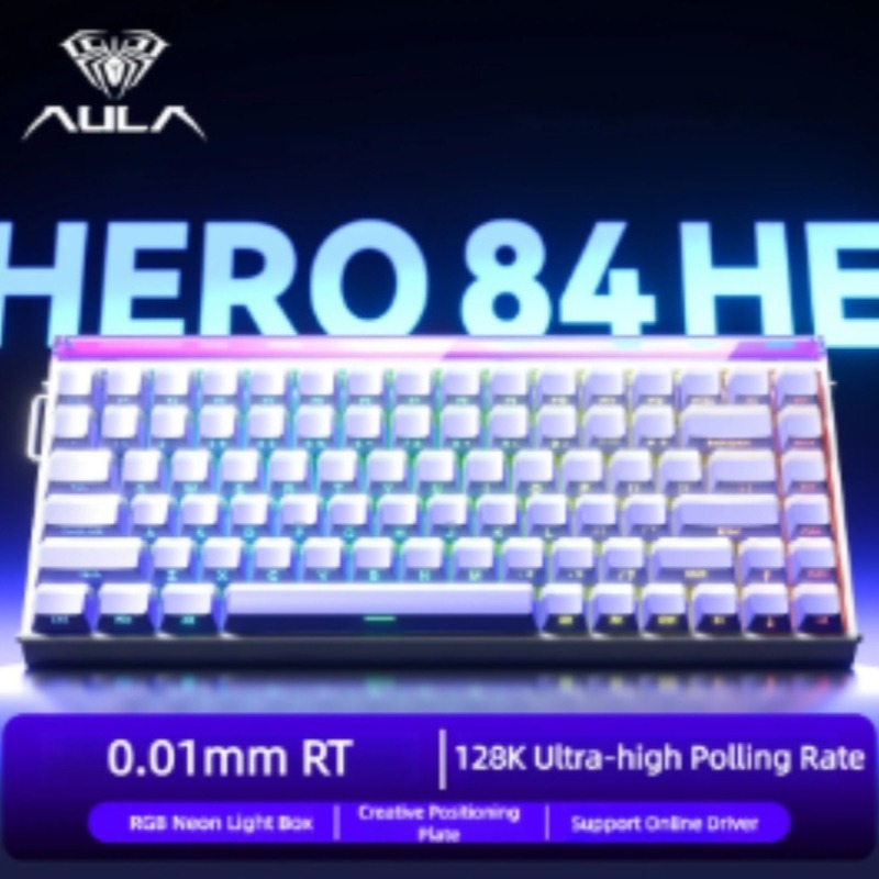 AULA HERO84 Magnetic Gaming Me - Gaming Keyboard No Rgb ulasan dan harga
