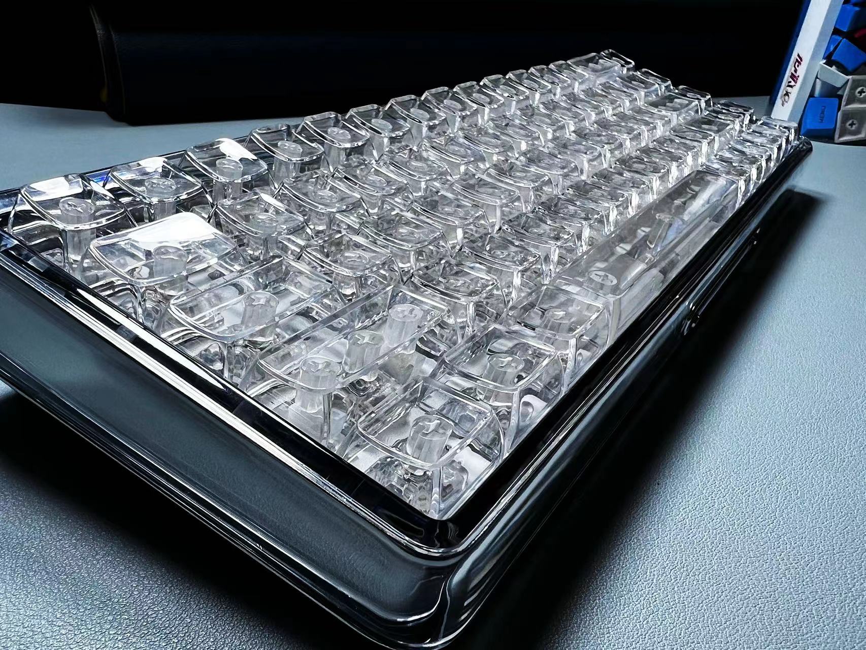 132 Keys Crystal Transparent K - Keyboard Gaming Transparent ulasan dan harga