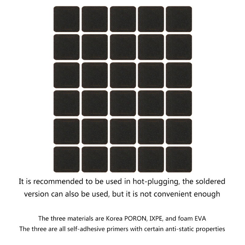 120PCS DIY Keyboard Inter-Axis - Foam Dampener Sheet ulasan dan harga