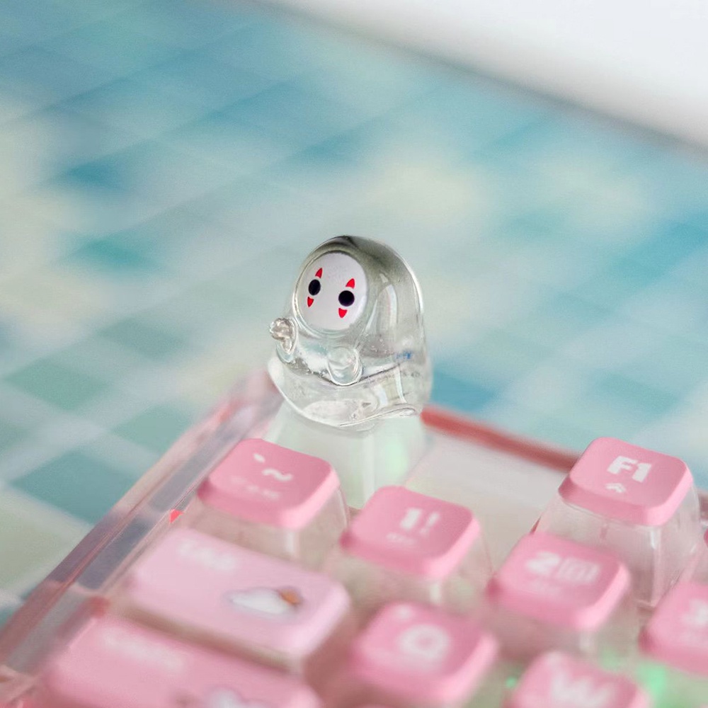 Cartoon Halloween Backlit Clea - Keyboard Gaming Transparent ulasan dan harga