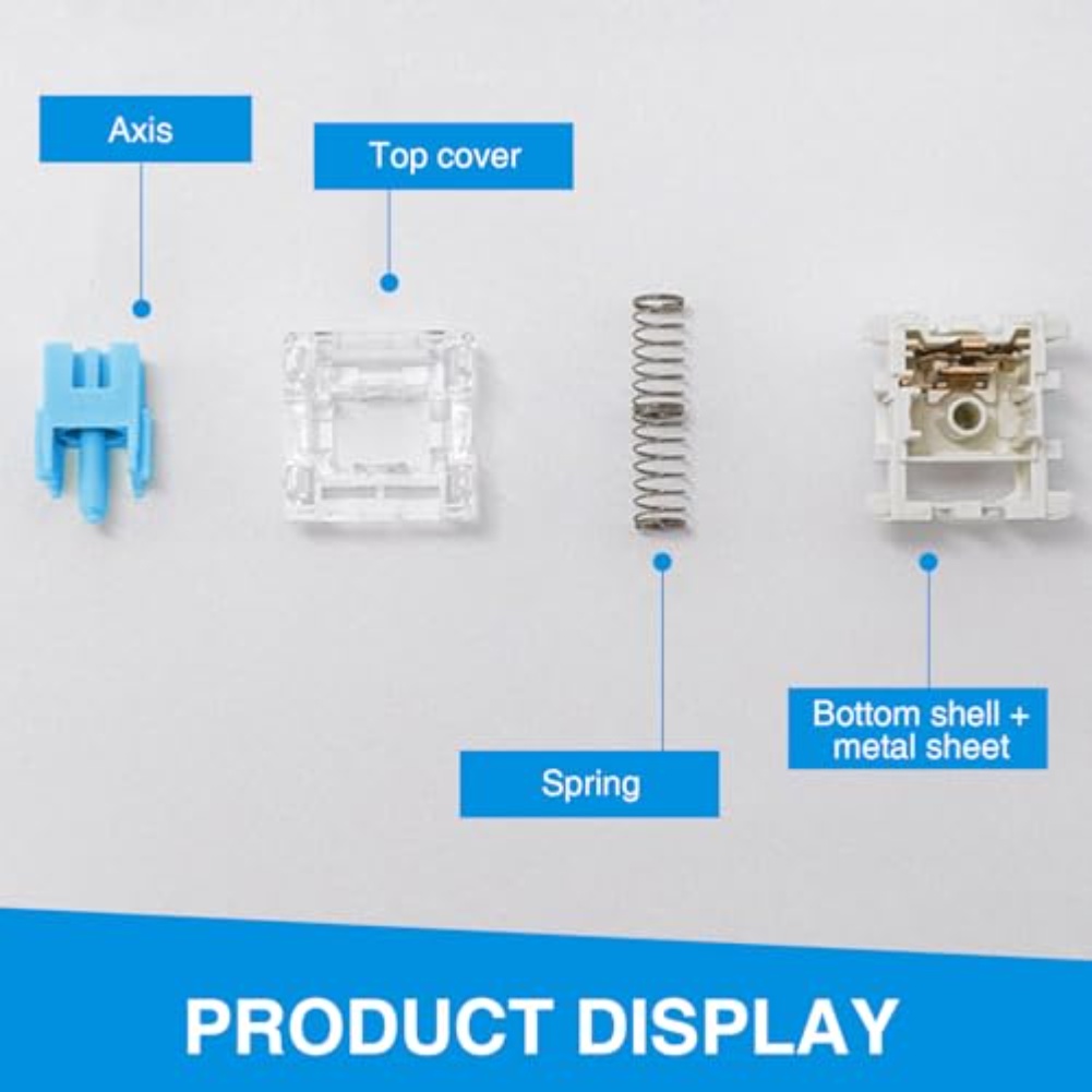 108 Pack Mechanical Keyboard S - Keyboard Gaming Blue Switch ulasan dan harga