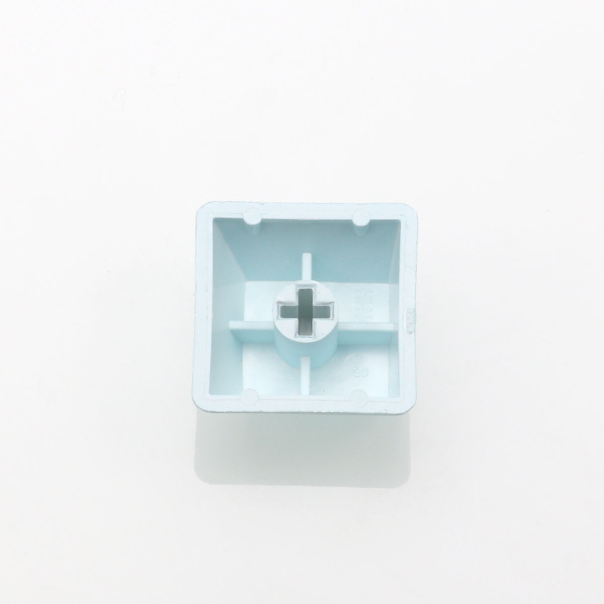 87 Keys Frost Blue Keycaps Che - Keyboard Gaming Blue Switch ulasan dan harga