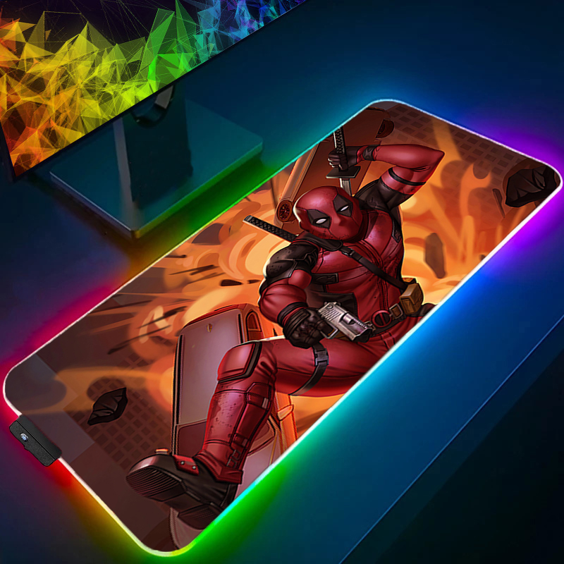 LED Mouse Pad Gaming Backlight - Gaming Keyboard No Rgb ulasan dan harga