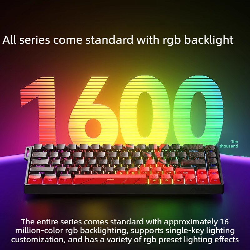 AULA WiN60/68HE Teclado Magnet - Gaming Keyboard Blue Switches ulasan dan harga