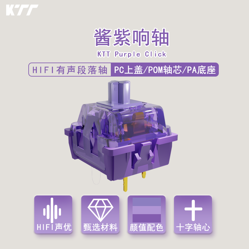 KTT Purple Click Switch 40g Pr - Keyboard Lube Kit ulasan dan harga
