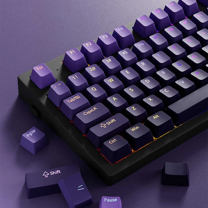 Custom Gradient Violet OEM Pro - Gaming Keyboard Top ulasan dan harga