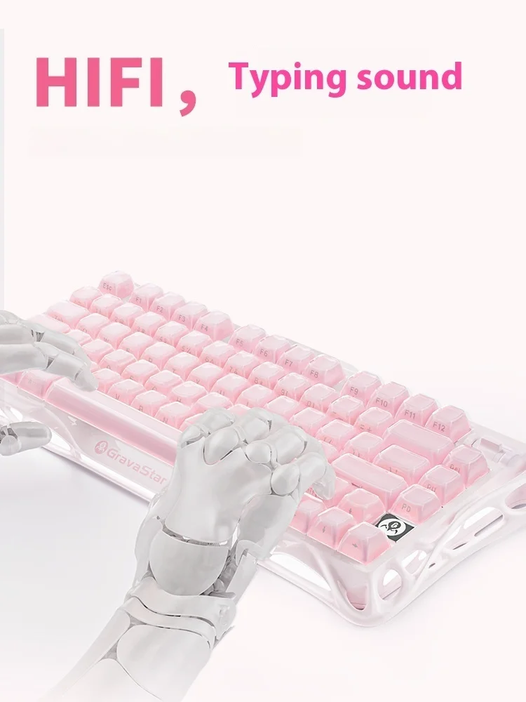 Grava Star Mercury K1 Wireless - Keyboard Gaming Transparent ulasan dan harga
