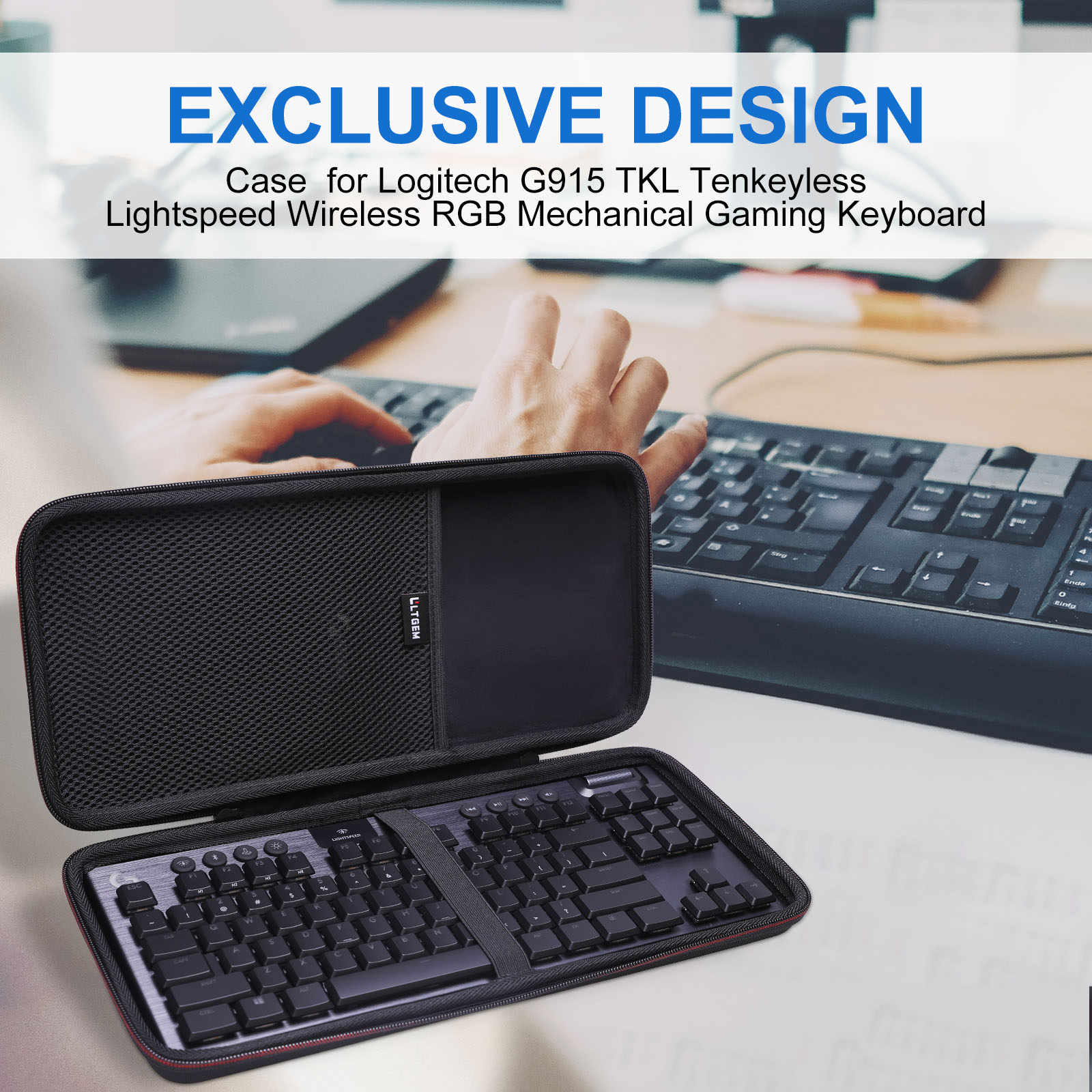 Case for Logitech G913 TKL - G - Gaming Keyboard Ergo ulasan dan harga