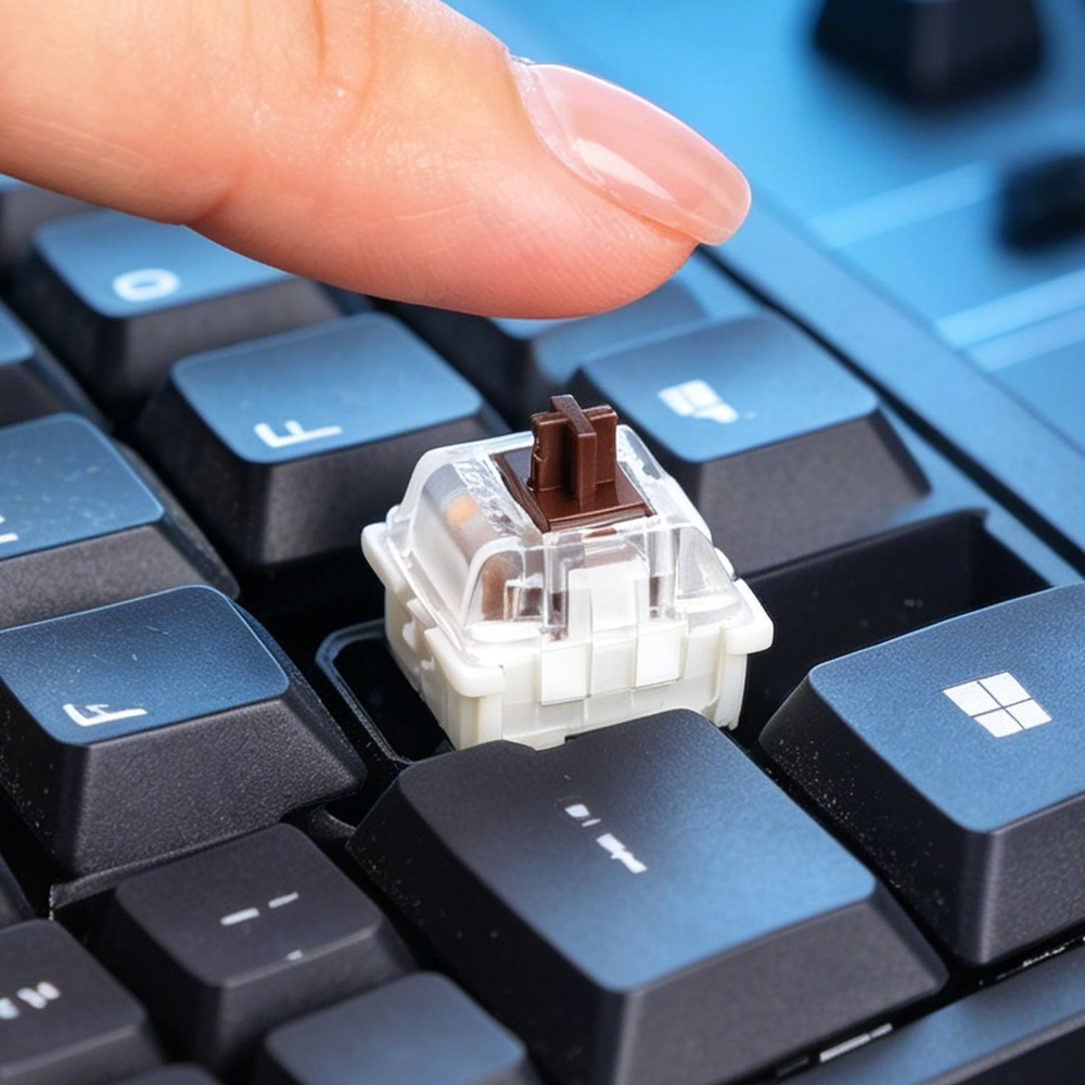 10/20Pcs Blue/Red/Tea Axis DIY - Keyboard Gaming Blue Switch ulasan dan harga
