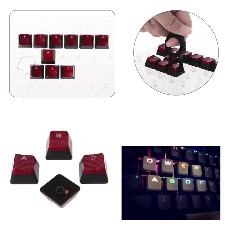 10 Keys Backlit Keycaps Non-sl - Gaming Keyboard Ergo ulasan dan harga