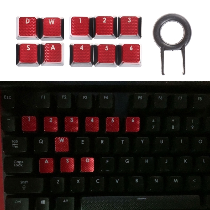 10 Keys Backlit Keycaps Non-sl - Gaming Keyboard Ergo ulasan dan harga