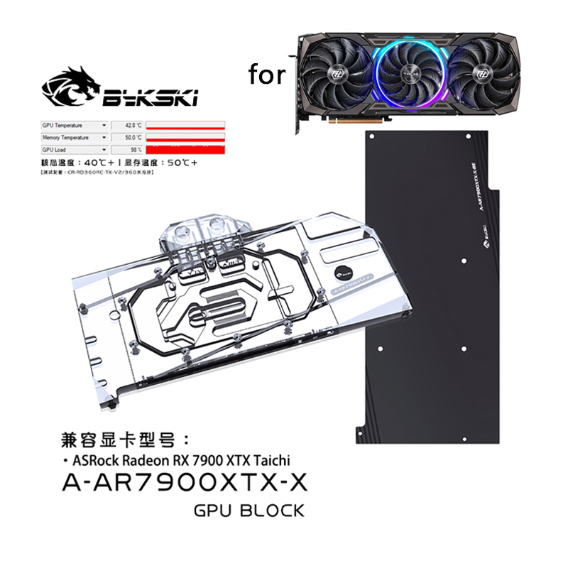 Bykski Water Block Use for ASR - Amd Vga Rx 7900 Xtx ulasan dan harga