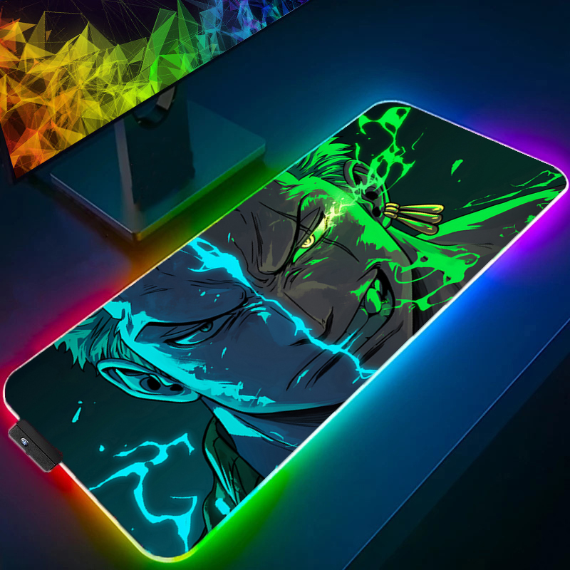 ONE PIECE Zoro Mouse Pad RGB G - Gaming Keyboard No Rgb ulasan dan harga