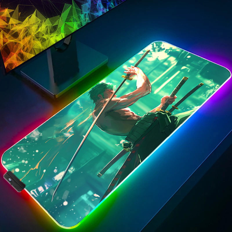 ONE PIECE Zoro Mouse Pad RGB G - Gaming Keyboard No Rgb ulasan dan harga