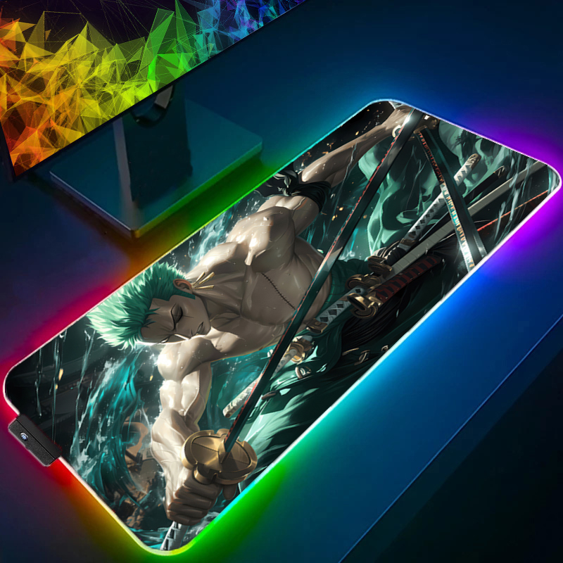 ONE PIECE Zoro Mouse Pad RGB G - Gaming Keyboard No Rgb ulasan dan harga