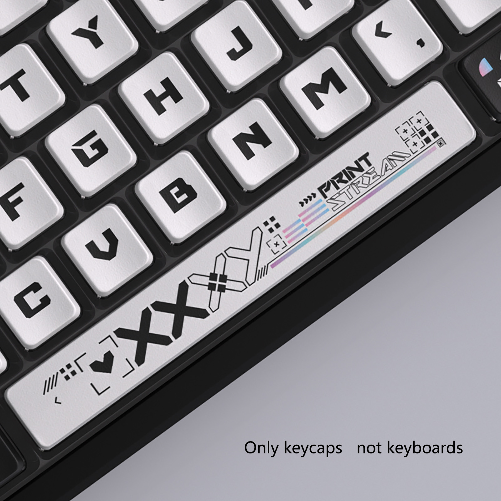 122 Keys Black White Pudding T - Keyboard Gaming Transparent ulasan dan harga