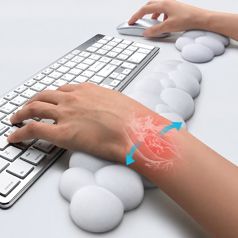 Mouse Pad With Wrist Rest Keyb - Gaming Keyboard Hand ulasan dan harga