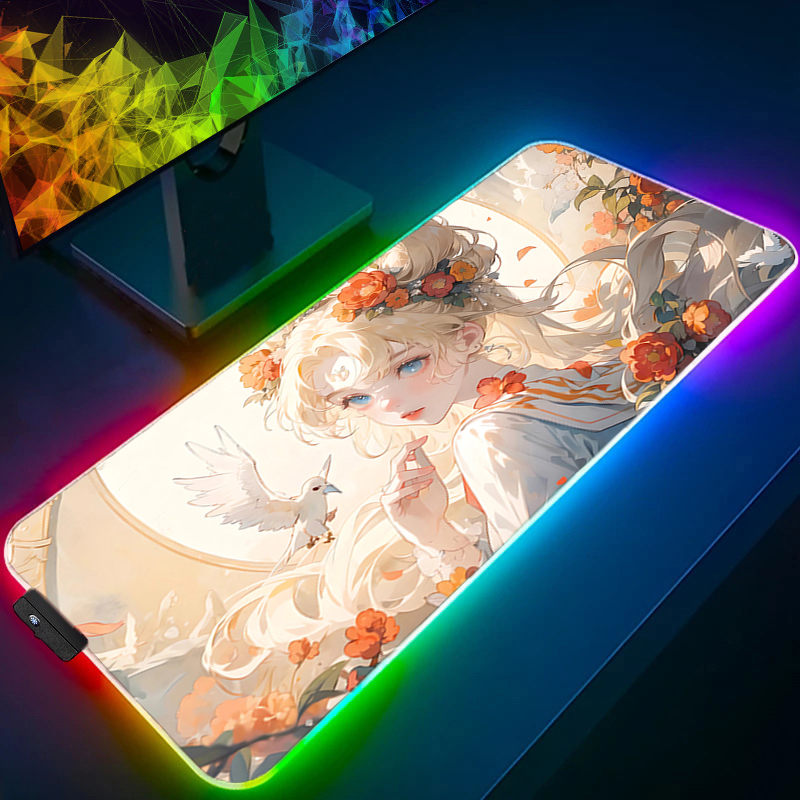 RGB Large Mouse Pad Gamer Keyb - Gaming Keyboard No Rgb ulasan dan harga