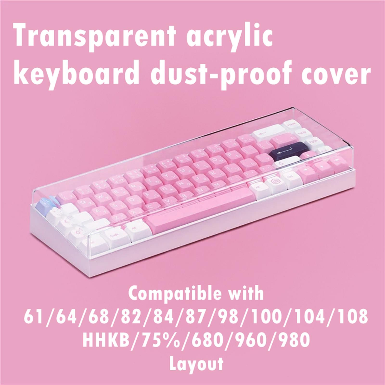 Acrylic Mechanical Keyboard Du - Gaming Keyboard Ergo ulasan dan harga