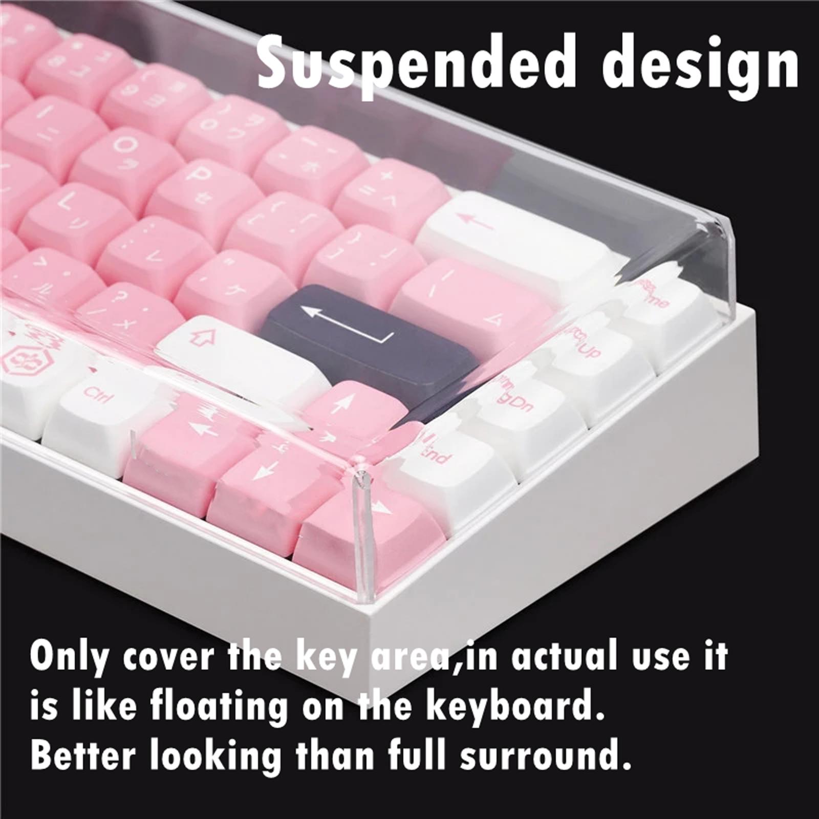 Acrylic Mechanical Keyboard Du - Gaming Keyboard Ergo ulasan dan harga