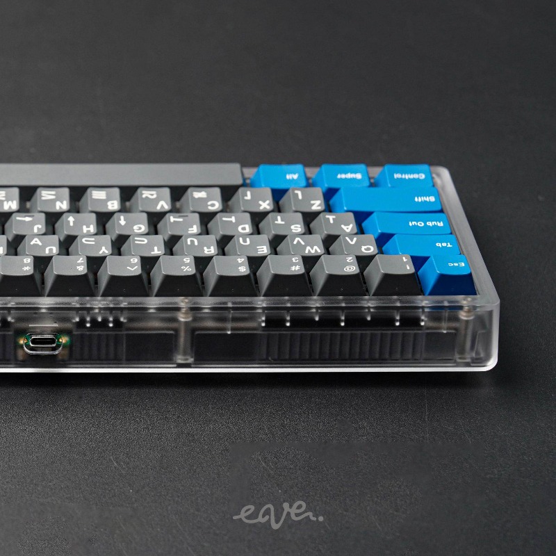 SW Eave65 Single Mode Wired Ke - Keyboard Gaming Transparent ulasan dan harga