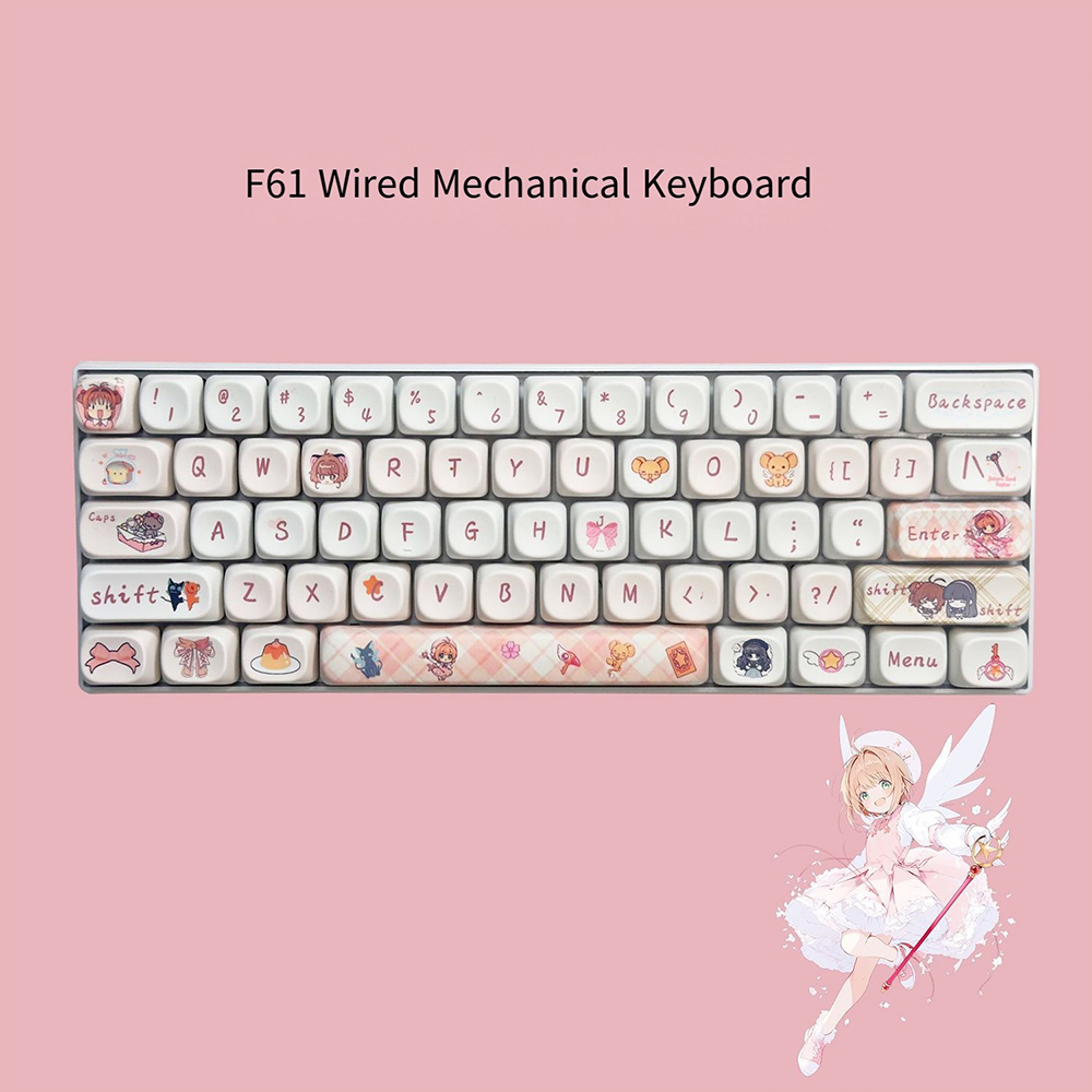 Crayon Shin-Chan 61 Keys Mecha - Keyboard Gaming Blue Switch ulasan dan harga