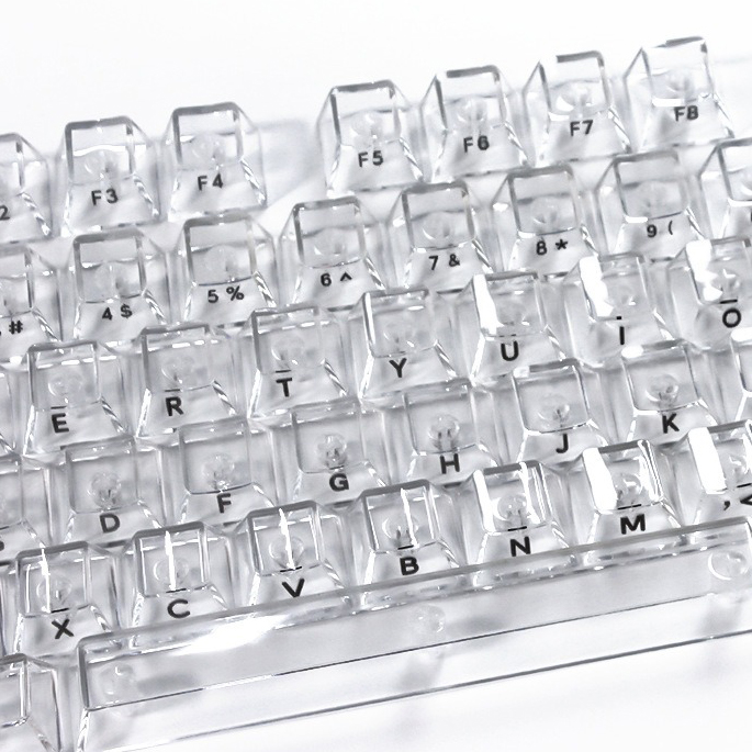 Crystal Transparent Cherry Pro - Keyboard Gaming Transparent ulasan dan harga