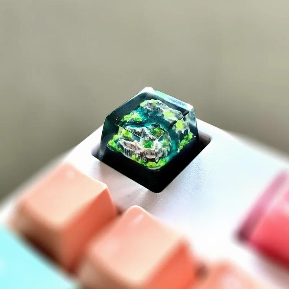 Mountain and Sea Keycaps Artis - Gaming Keyboard No Rgb ulasan dan harga