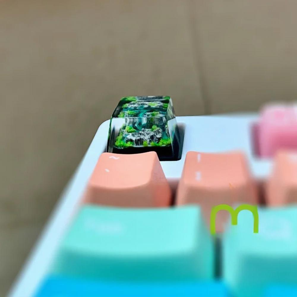 Mountain and Sea Keycaps Artis - Gaming Keyboard No Rgb ulasan dan harga