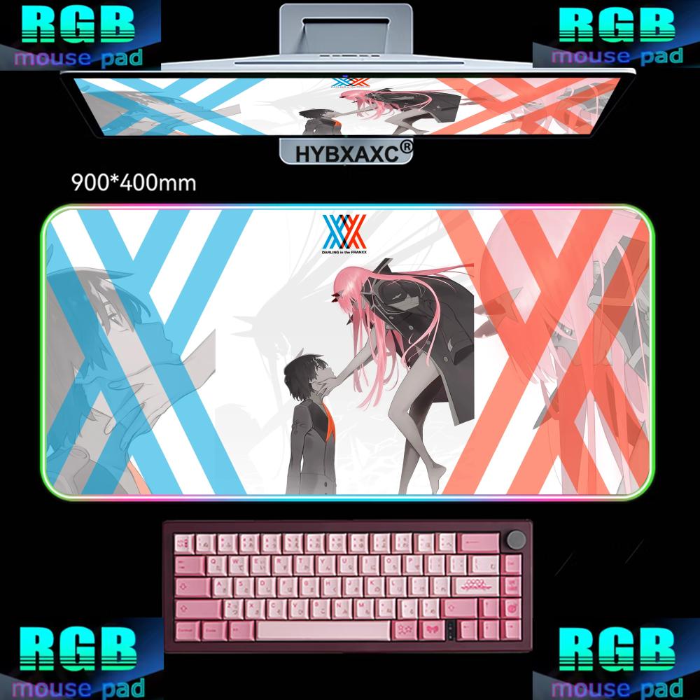 RGB LED Cute Zero Two Girl Mou - Gaming Keyboard No Rgb ulasan dan harga