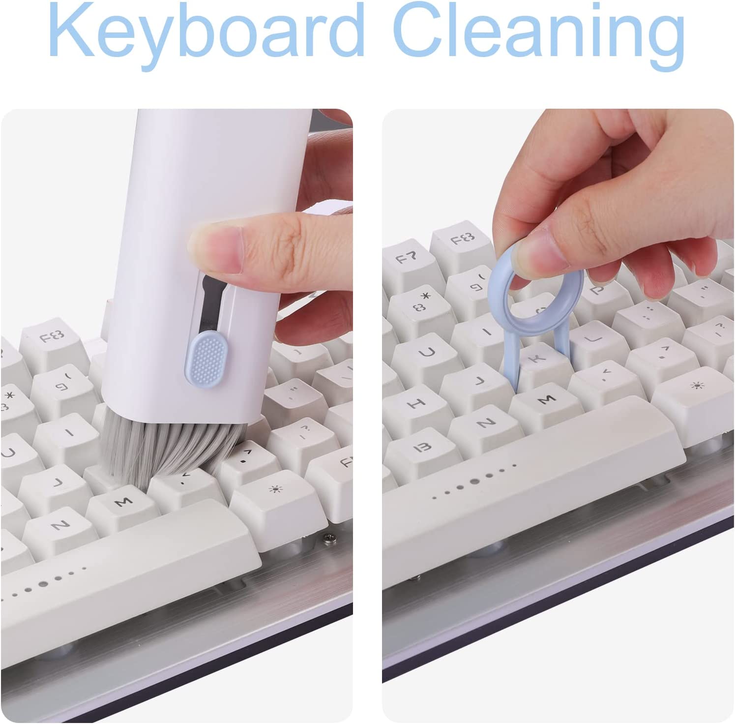 7 In 1 Keyboard Cleaner Brush  - Keycap Puller Ring ulasan dan harga