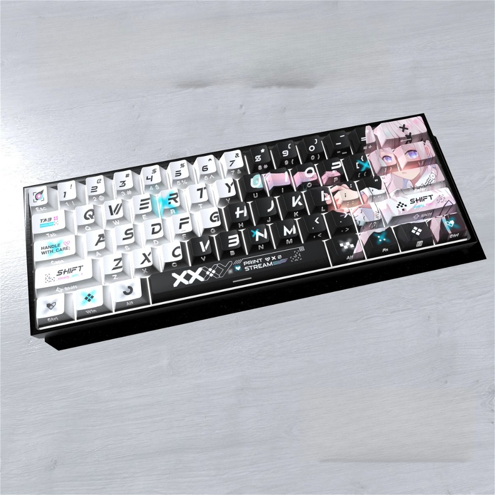 Double-shot Side Print Thocky  - Gaming Keyboard Thocky ulasan dan harga