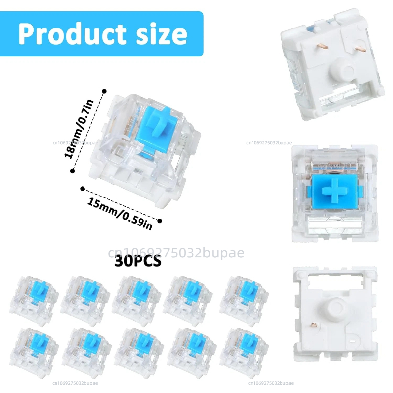 Blue Mechanical Keyboard Switc - Keyboard Gaming Blue Switch ulasan dan harga
