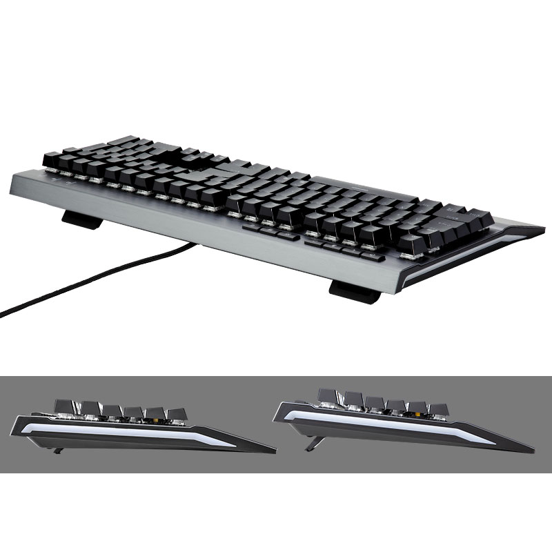 HEXGEARS GK739 Hot Swappable d - Keyboard Gaming Blue Switch ulasan dan harga