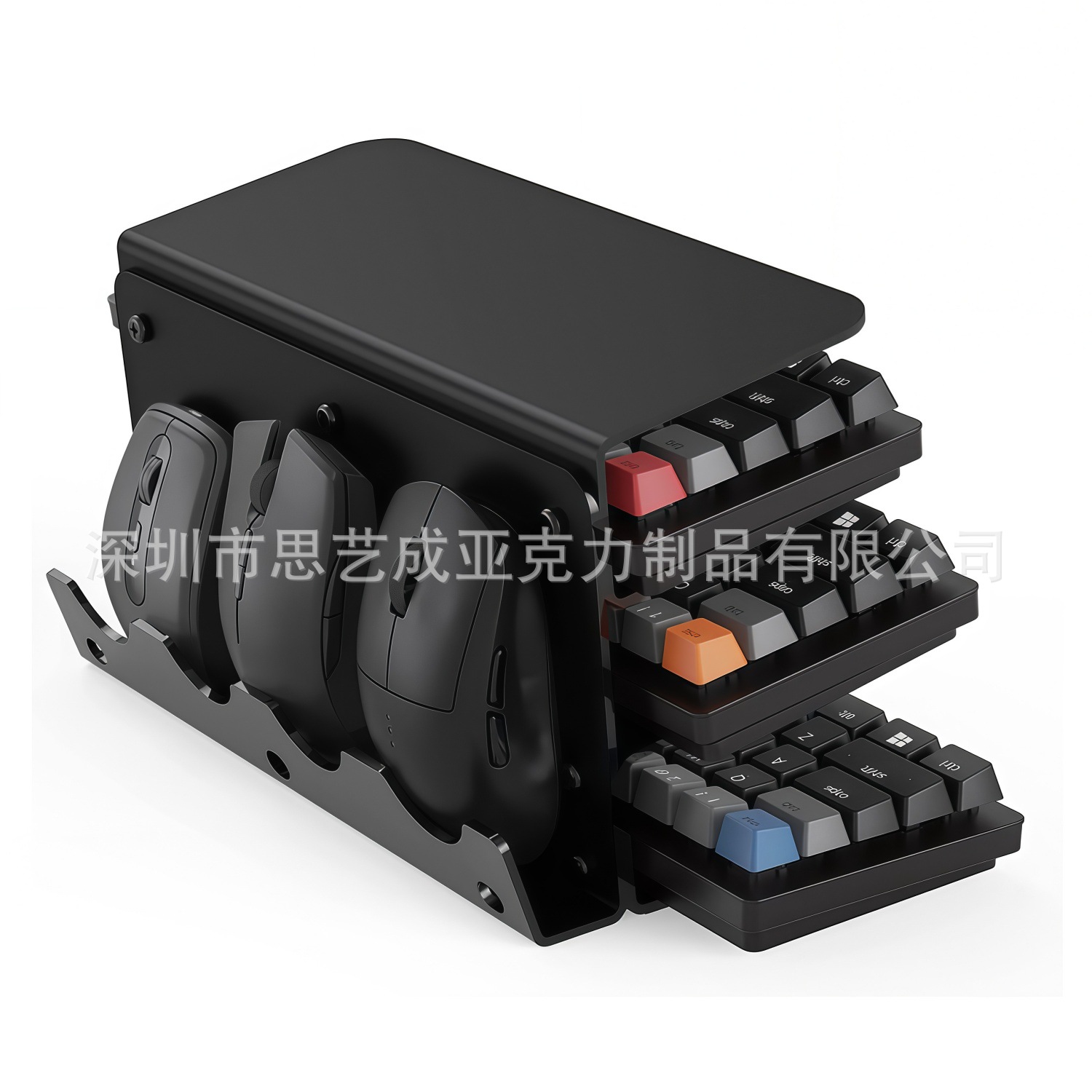 New 3-layer Acrylic Keyboard H - Keyboard Gaming Transparent ulasan dan harga